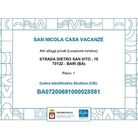 San Nicola Casa Vacanze Bari Ngoại thất bức ảnh